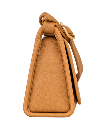 Le Foulonné M Crossbody bag Walnut - Leather