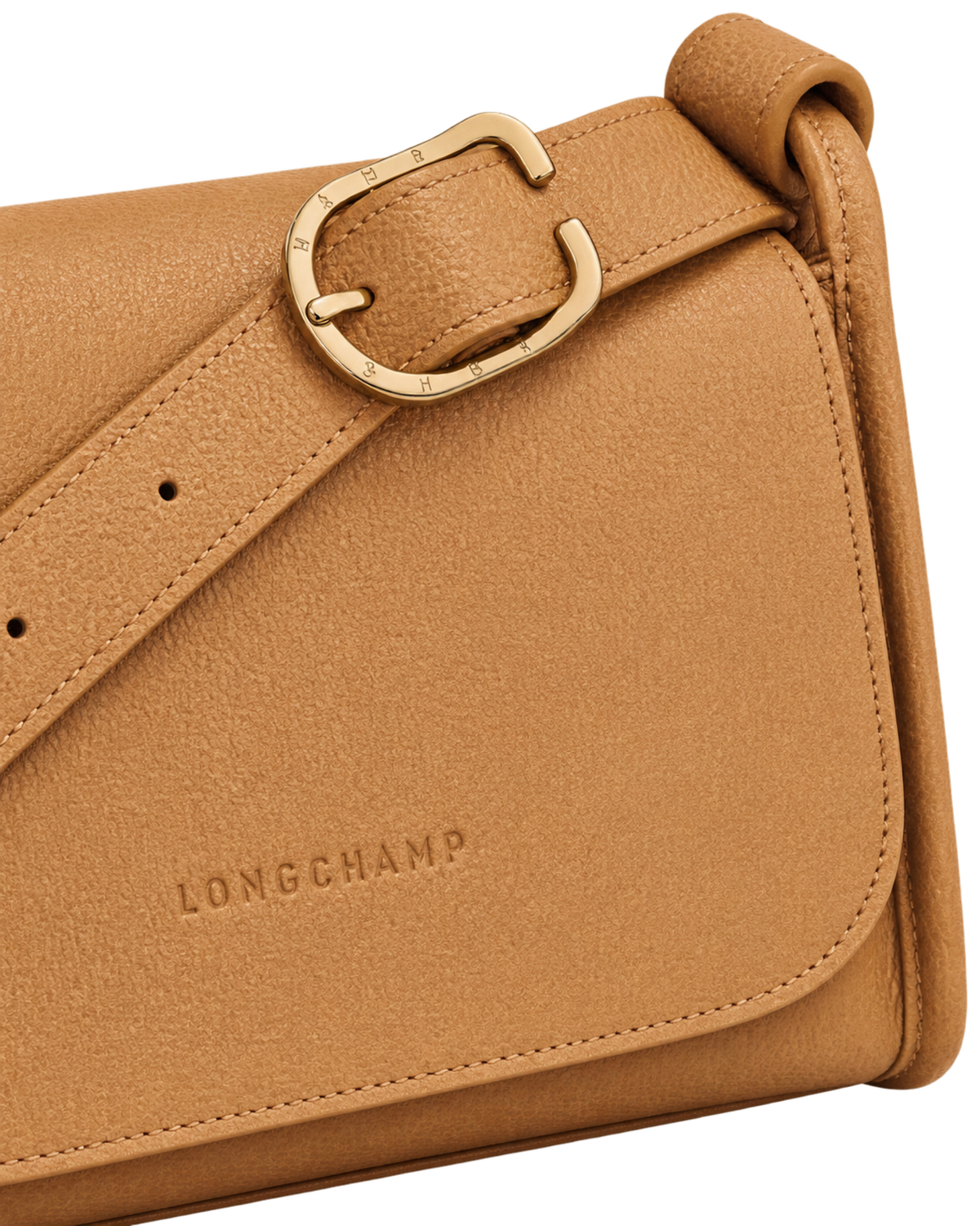 Le Foulonné M Crossbody bag Walnut - Leather