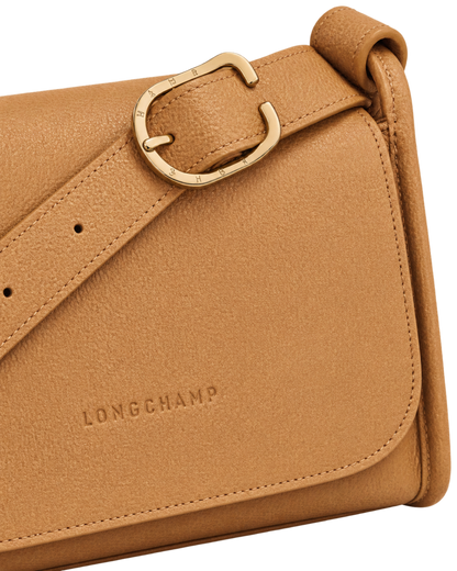 Le Foulonné M Crossbody bag Walnut - Leather