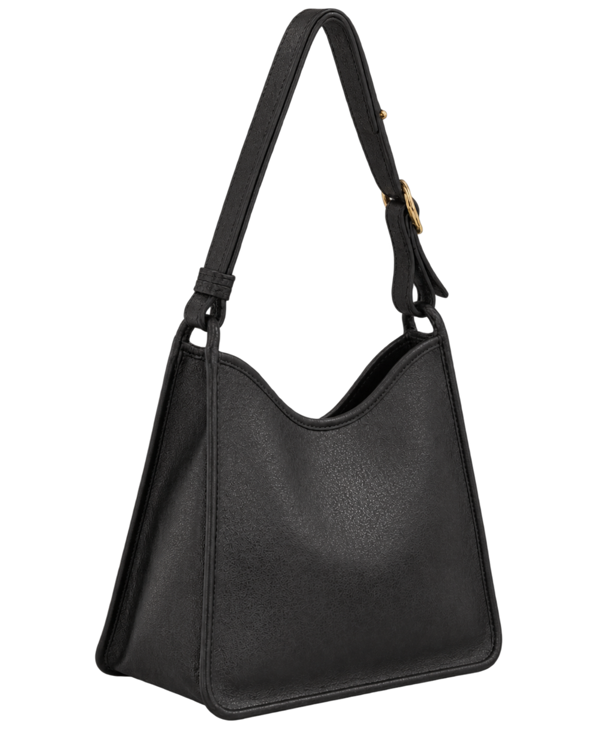 Le Foulonné M Hobo bag Black - Leather