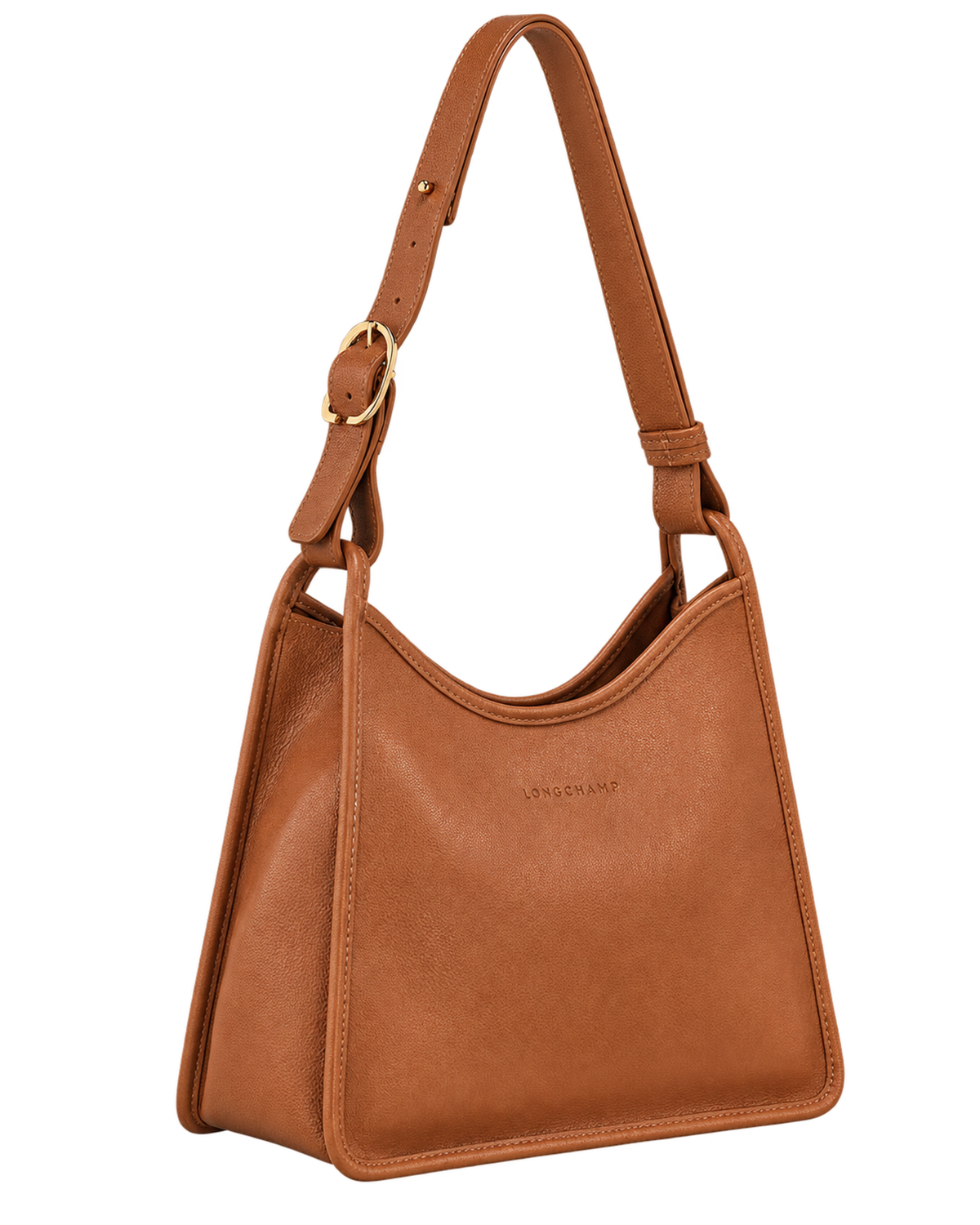 Le Foulonné M Hobo bag Caramel - Leather