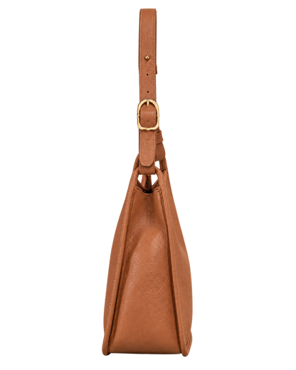 Le Foulonné M Hobo bag Caramel - Leather