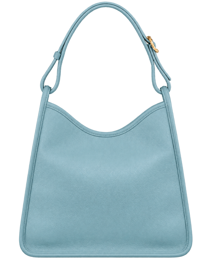 Le Foulonné M Hobo bag Eucalyptus - Leather