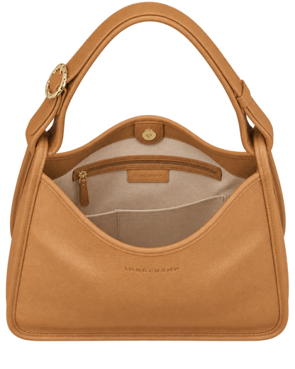 Le Foulonné M Hobo bag Walnut - Leather