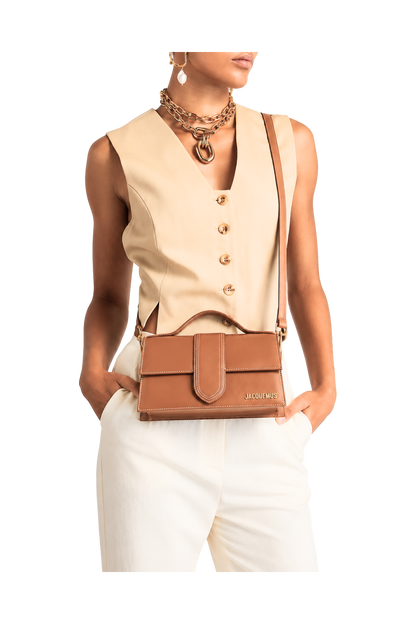 Le Grand Bambino Light Brown - White Stitching
