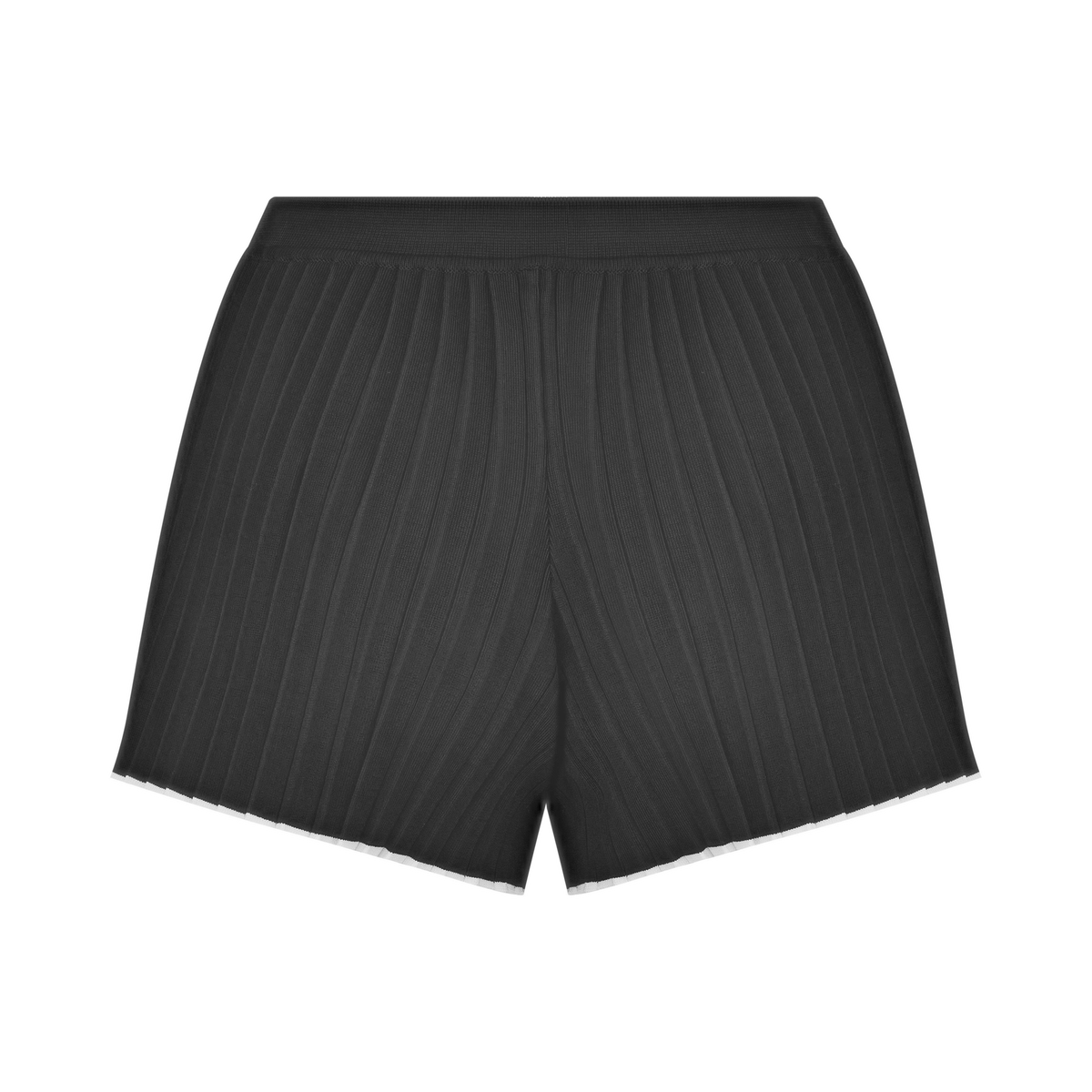 Le Maille Plissé Pleated Knitted Shorts