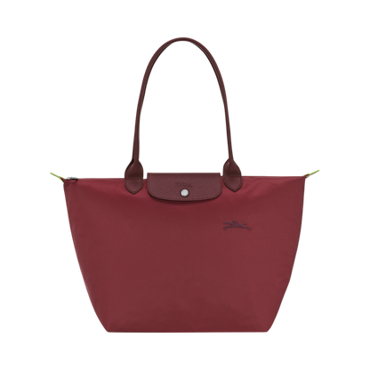 Le Pliage Green L Tote bag Pomegranate - Recycled canvas