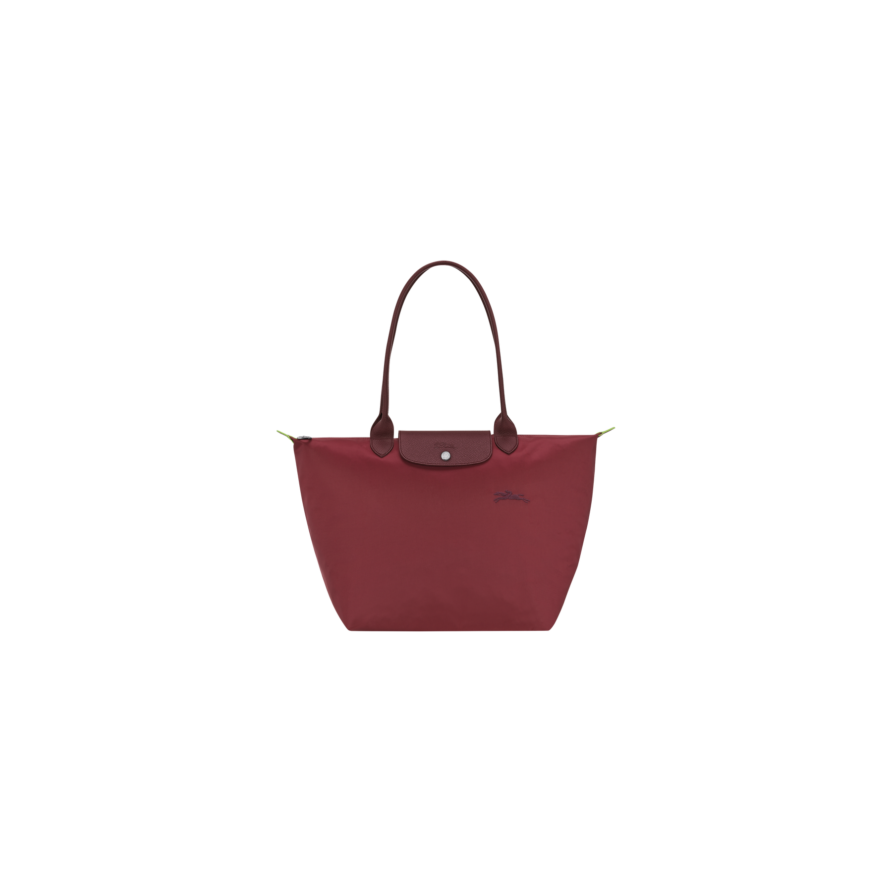 Le Pliage Green L Tote bag Pomegranate - Recycled canvas