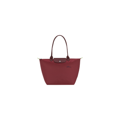 Le Pliage Green L Tote bag Pomegranate - Recycled canvas