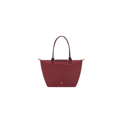 Le Pliage Green L Tote bag Pomegranate - Recycled canvas