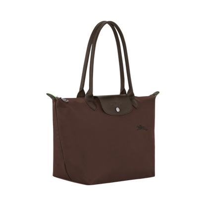 Le Pliage Green M Tote bag Mocha - Recycled canvas