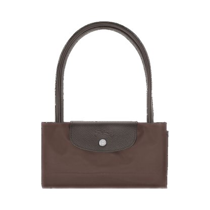 Le Pliage Green M Tote bag Mocha - Recycled canvas