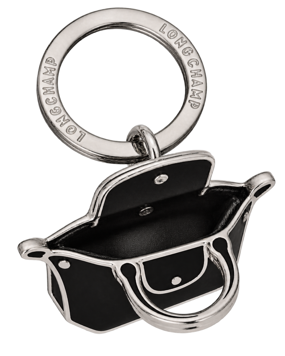 Le Pliage Key rings Black - Metal