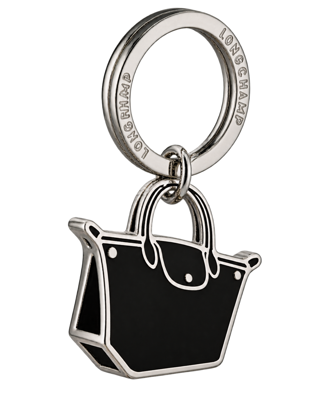 Le Pliage Key rings Black - Metal