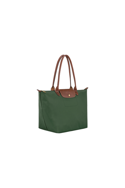 Le Pliage Original L Tote bag British Green - Recycled canvas