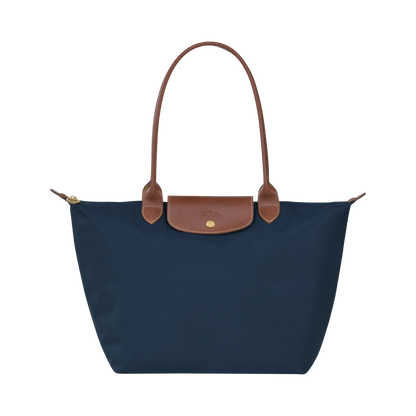 Le Pliage Original L Tote bag Navy - Recycled canvas