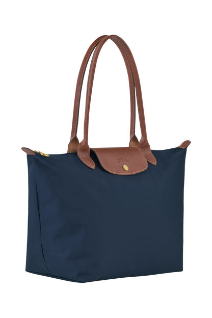 Le Pliage Original L Tote bag Navy - Recycled canvas