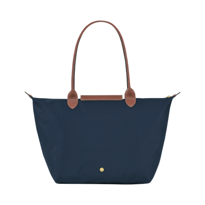 Le Pliage Original L Tote bag Navy - Recycled canvas