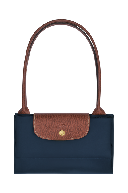 Le Pliage Original L Tote bag Navy - Recycled canvas