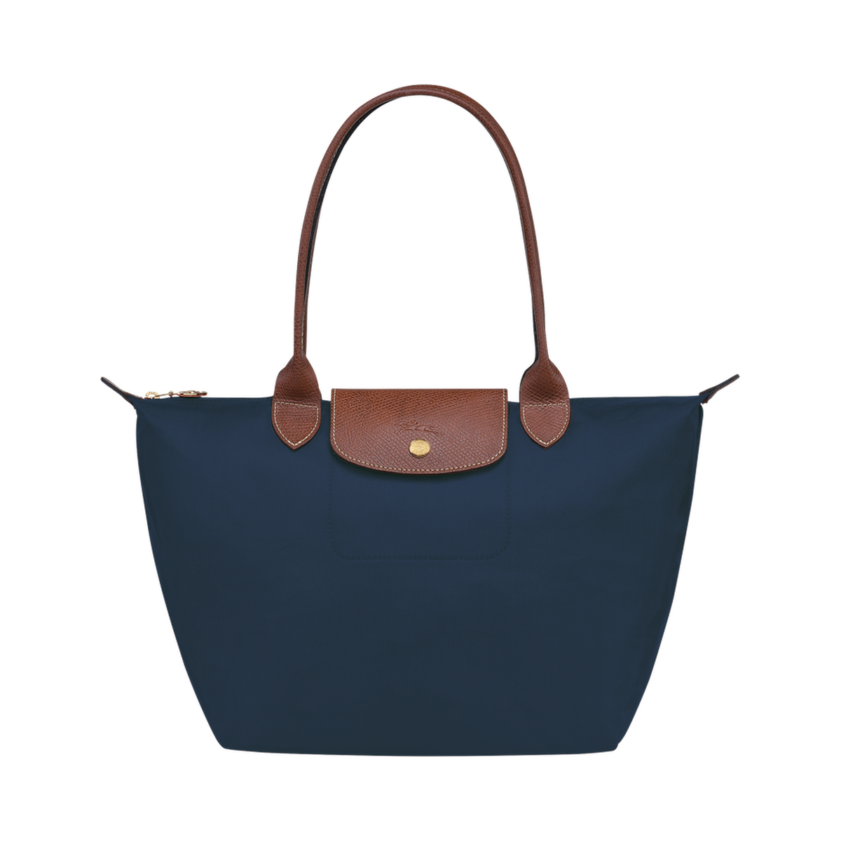 Le Pliage Original M Tote bag Navy - Recycled canvas