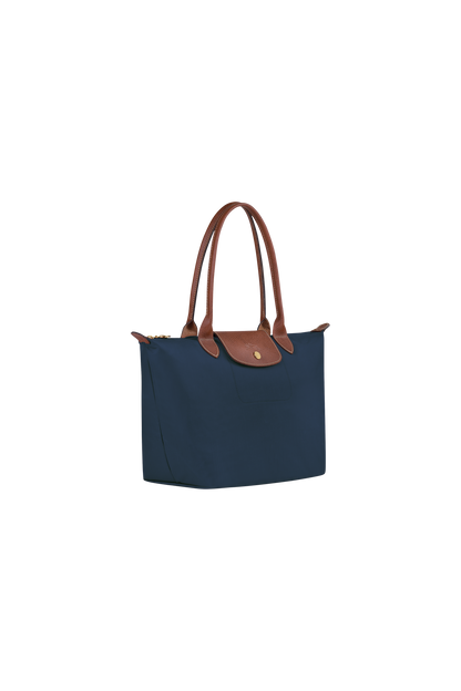 Le Pliage Original M Tote bag Navy - Recycled canvas