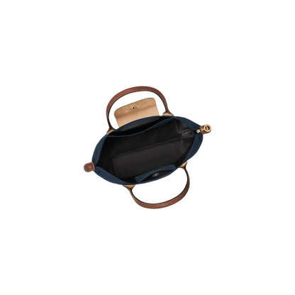 Le Pliage Original M Tote bag Navy - Recycled canvas