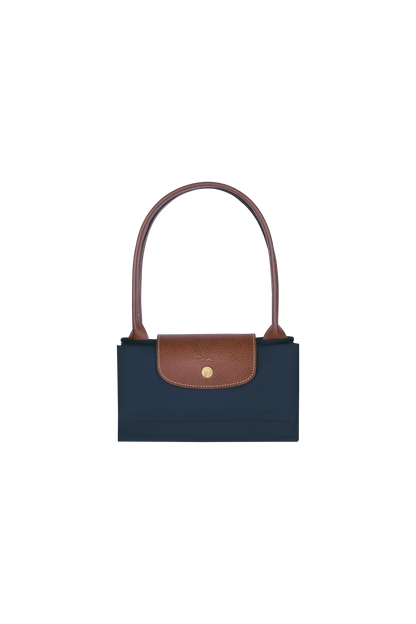 Le Pliage Original M Tote bag Navy - Recycled canvas