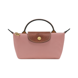 Le Pliage Original Pouch with handle Pink Tea - Recycled canvas