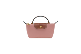 Le Pliage Original Pouch with handle Pink Tea - Recycled canvas