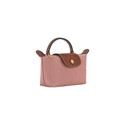 Le Pliage Original Pouch with handle Pink Tea - Recycled canvas