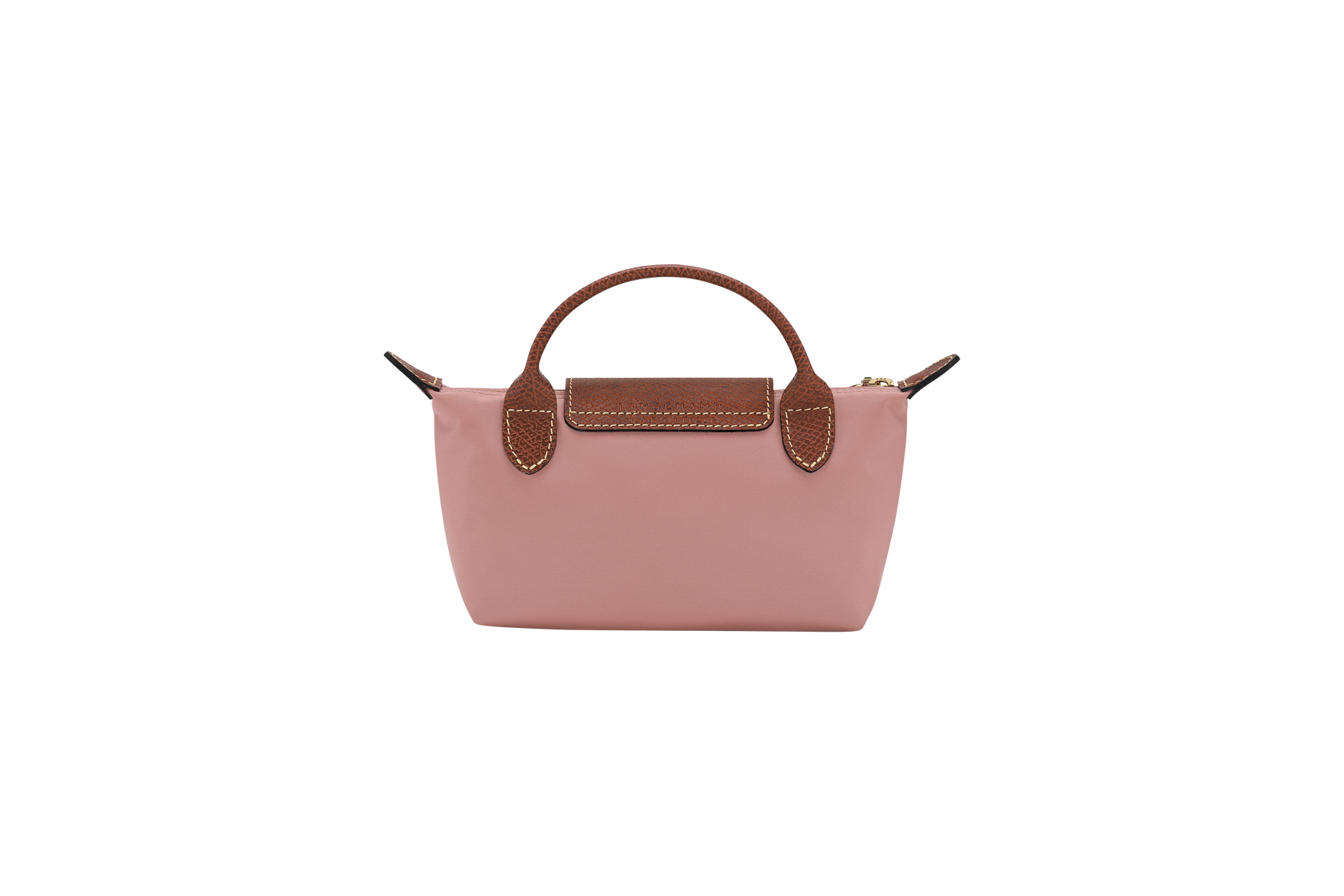 Le Pliage Original Pouch with handle Pink Tea - Recycled canvas