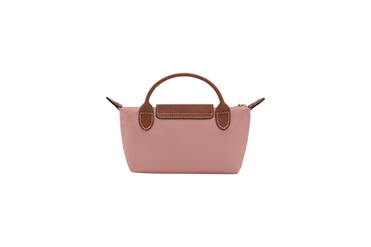 Le Pliage Original Pouch with handle Pink Tea - Recycled canvas