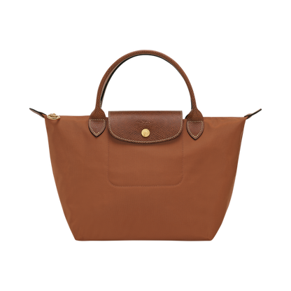 LE PLIAGE ORIGINAL S HANDBAG Cognac - Recycled Canvas