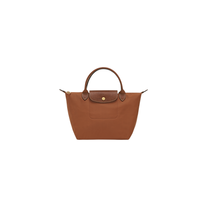 LE PLIAGE ORIGINAL S HANDBAG Cognac - Recycled Canvas