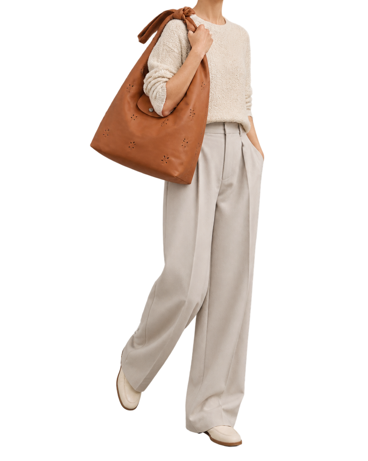 Le Pliage Xtra M Shoulder bag Cognac - Leather