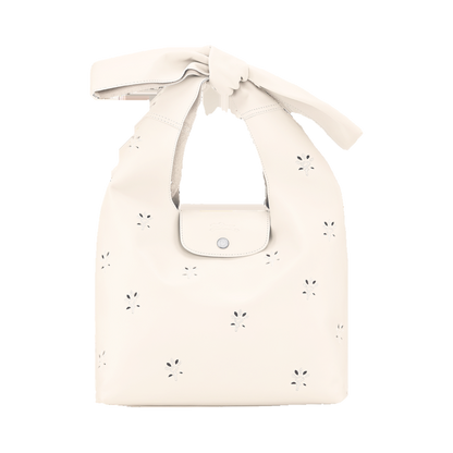 Le Pliage Xtra M Shoulder bag Ecru - Leather