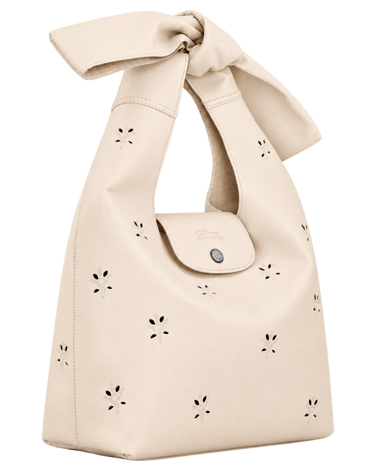 Le Pliage Xtra M Shoulder bag Ecru - Leather