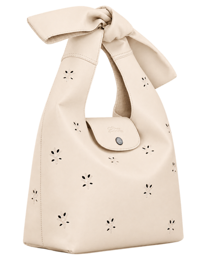 Le Pliage Xtra M Shoulder bag Ecru - Leather