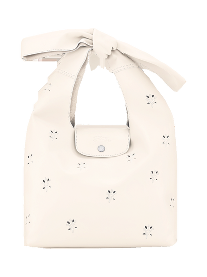 Le Pliage Xtra M Shoulder bag Ecru - Leather