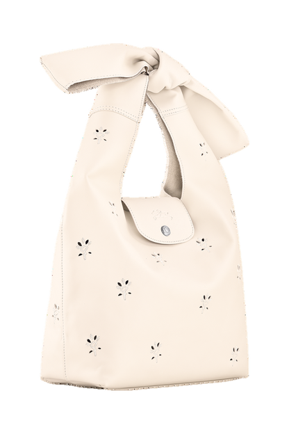 Le Pliage Xtra M Shoulder bag Ecru - Leather