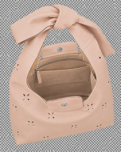 Le Pliage Xtra M Shoulder bag Nude - Leather