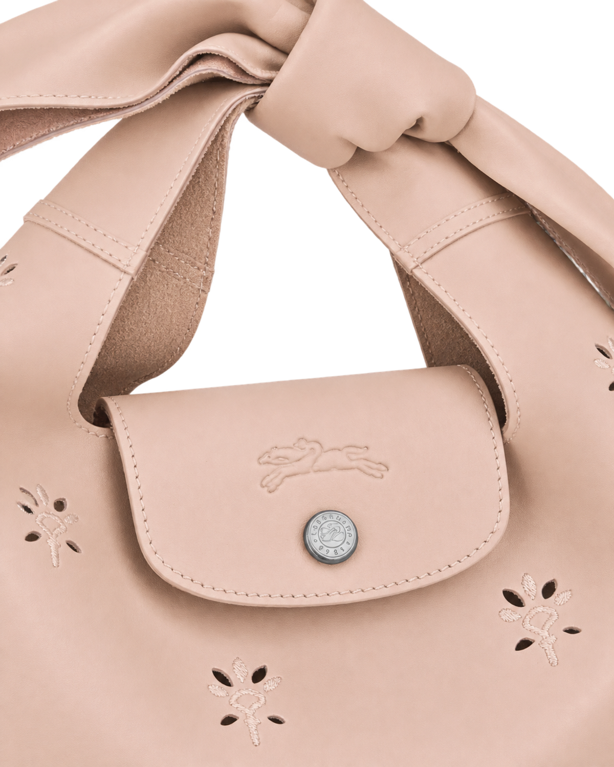 Le Pliage Xtra M Shoulder bag Nude - Leather