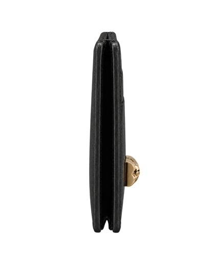Le Roseau Card holder Black - Leather