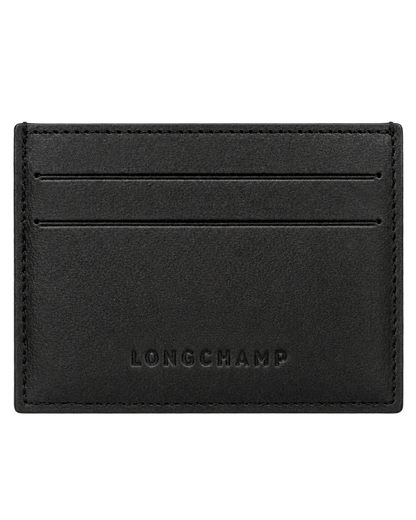 Le Roseau Card holder Black - Leather