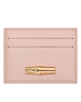 Le Roseau Card holder Petal Pink - Leather