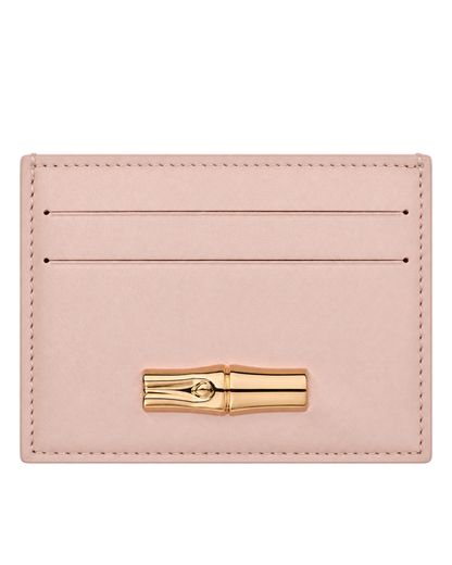 Le Roseau Card holder Petal Pink - Leather