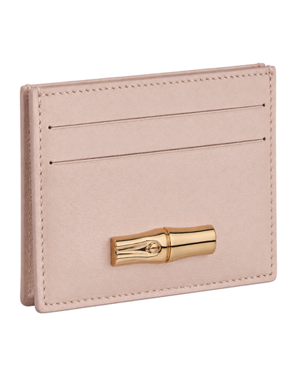 Le Roseau Card holder Petal Pink - Leather