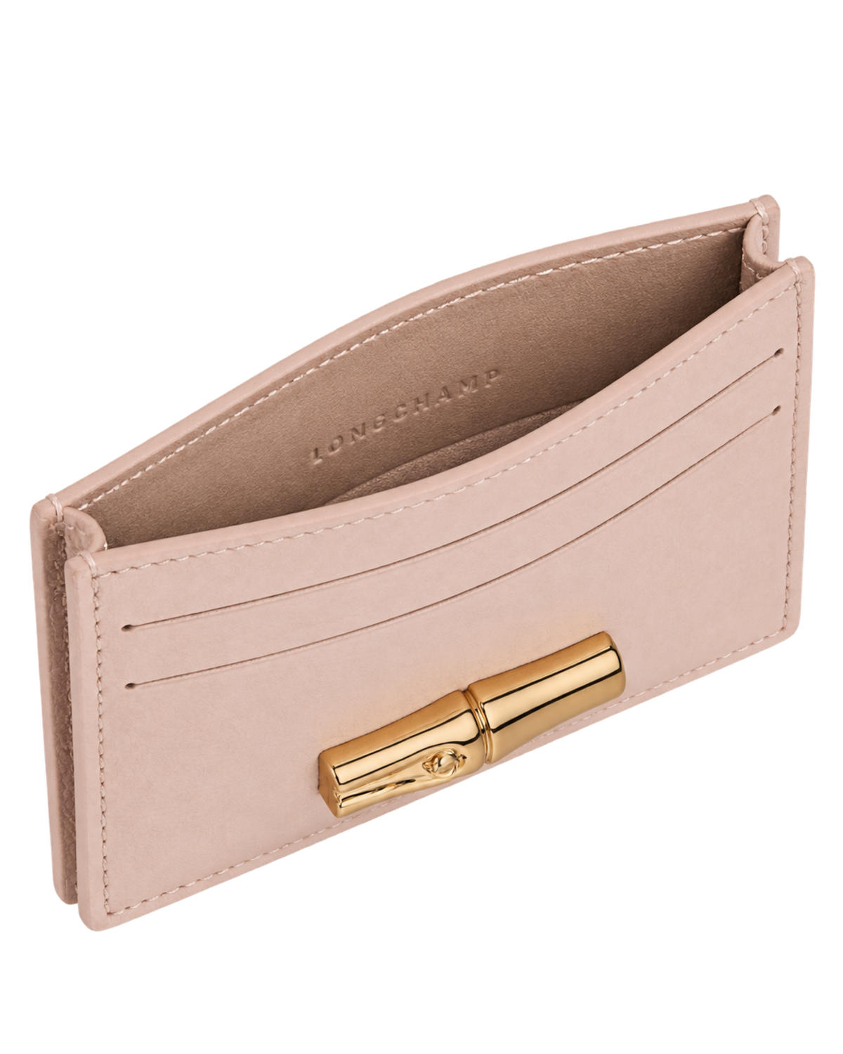 Le Roseau Card holder Petal Pink - Leather