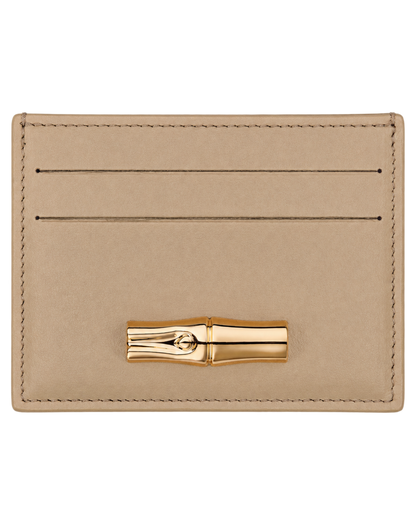 Le Roseau Card holder Root - Leather