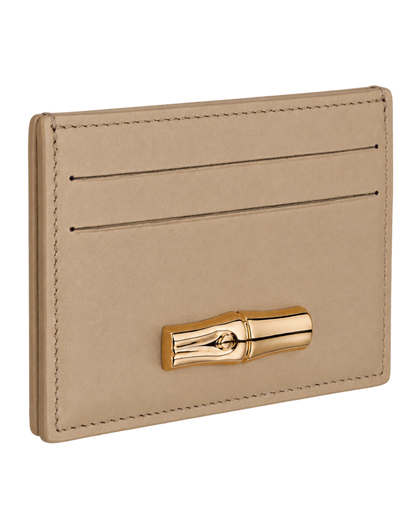 Le Roseau Card holder Root - Leather